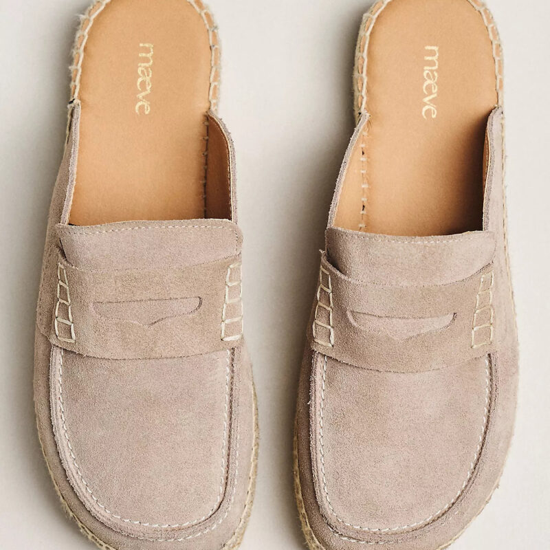 Maeve Loafer Espadrille Slides