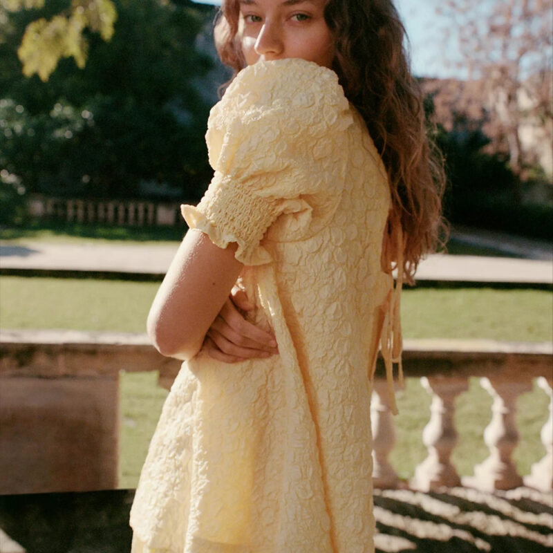 Maeve Short-Sleeve Mini Swing Top