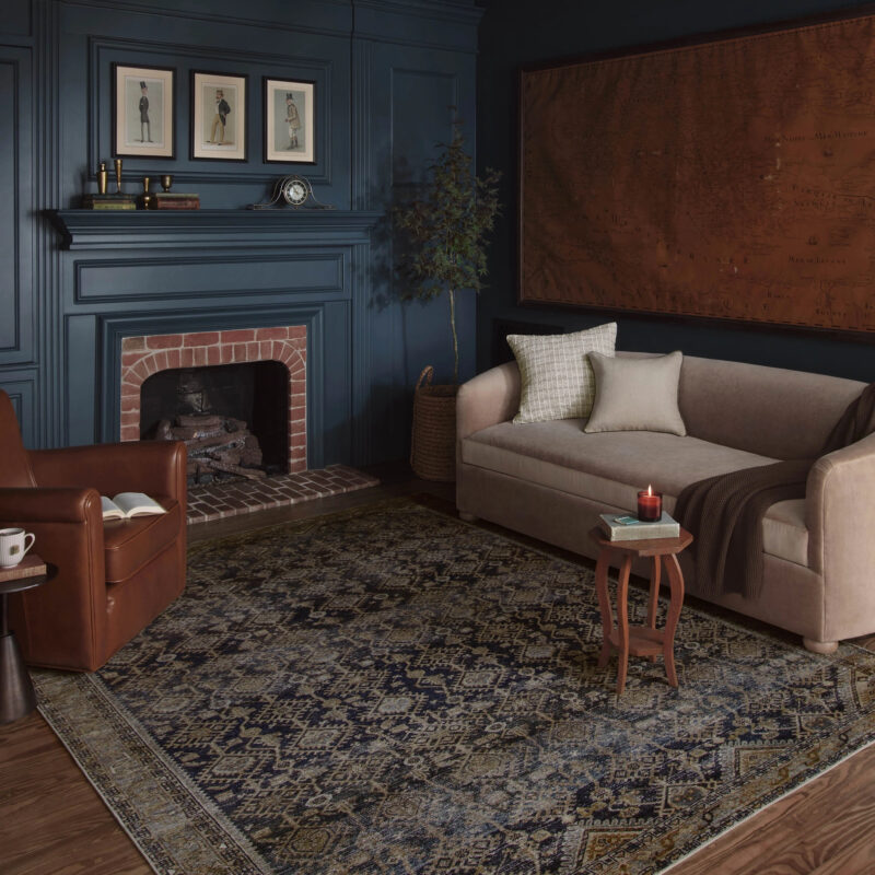 Magnolia Home by Joanna Gaines x Loloi Lenna Indigo / Natural Area Rug