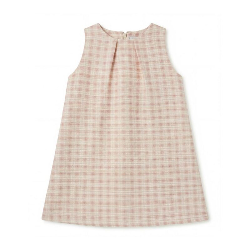 Edith Baby Dress Sleeveless, Pink Gold