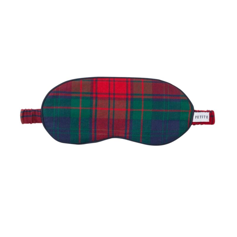 Kid's Brushed Twill Sleep Mask in St. James Tartan