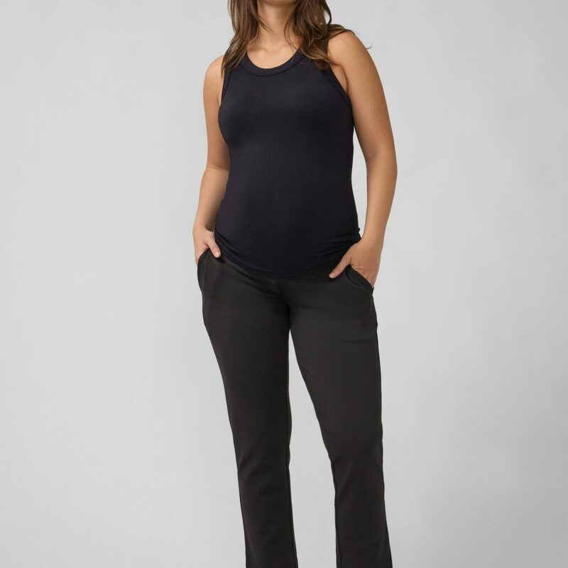 Slim Leg Ponte Maternity Ankle Pant