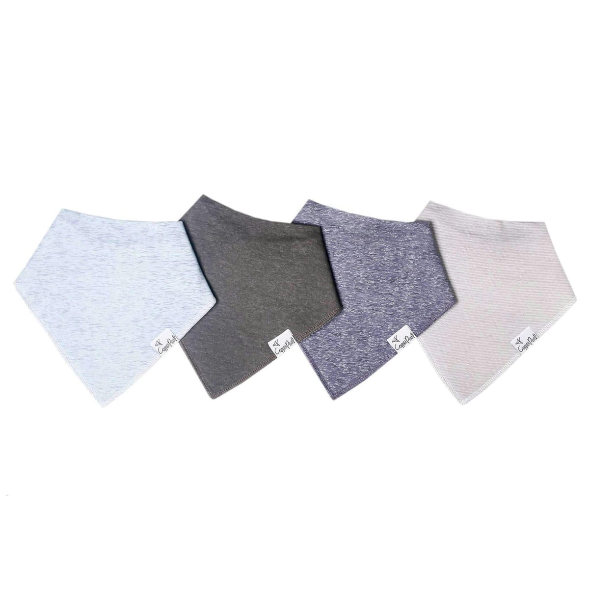 4 Pack Baby Bandana Bibs - Lennon