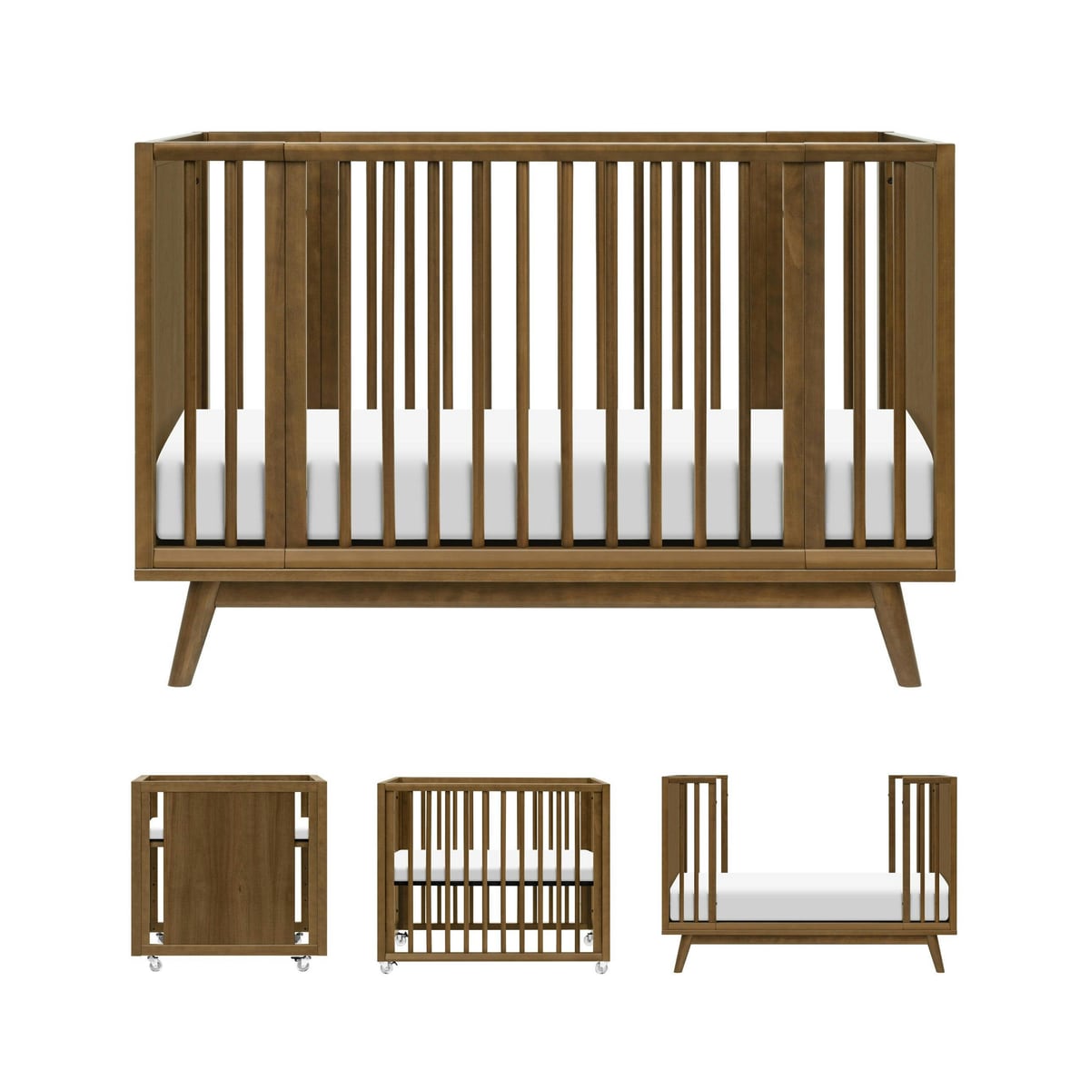 Babyletto Palma 8-in-1 Convertible All-Stages® Crib with Bassinet & Toddler Bed Kits