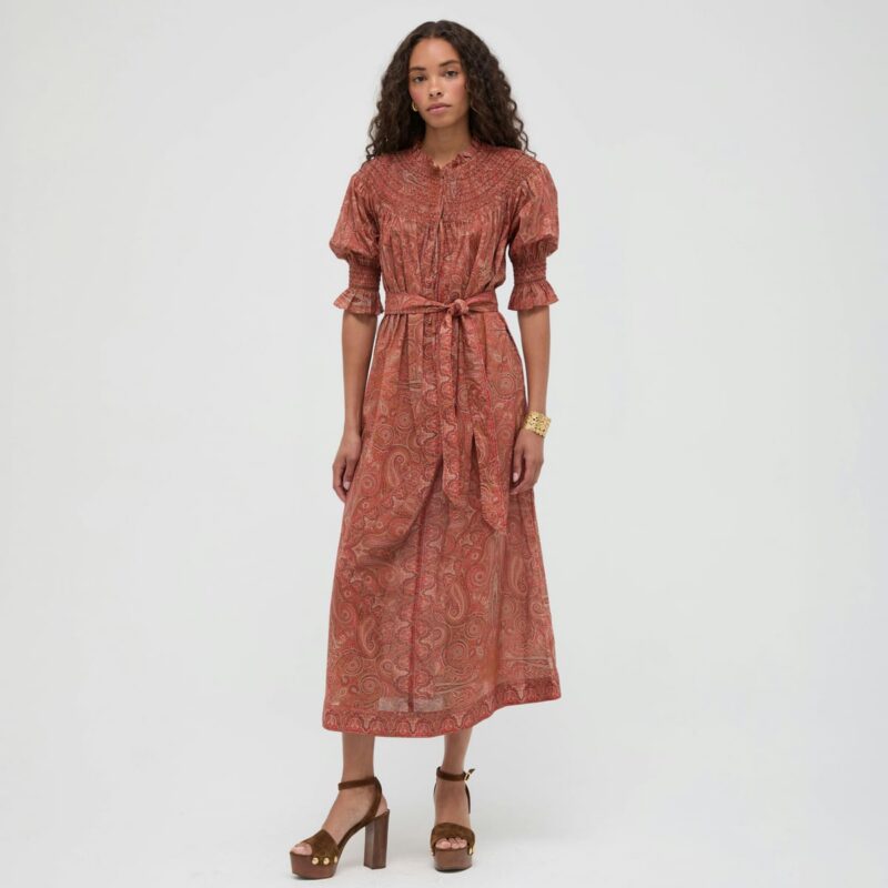 The Zinnia Maxi Dress - Cypress Paisley