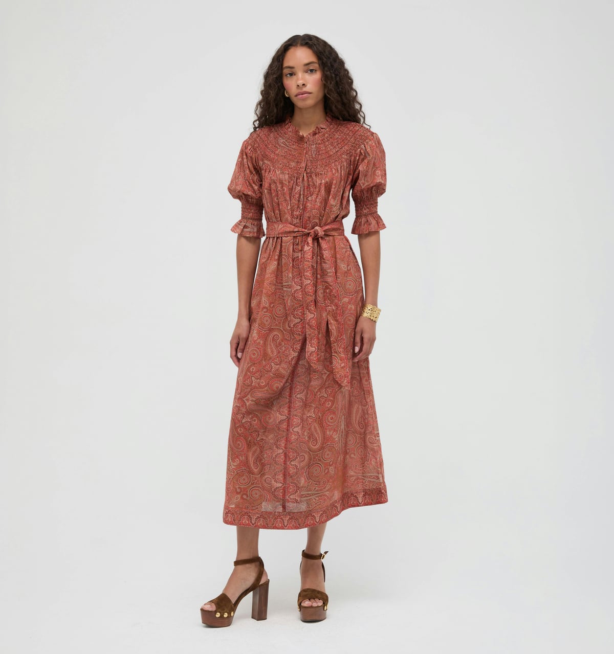 The Zinnia Maxi Dress - Cypress Paisley