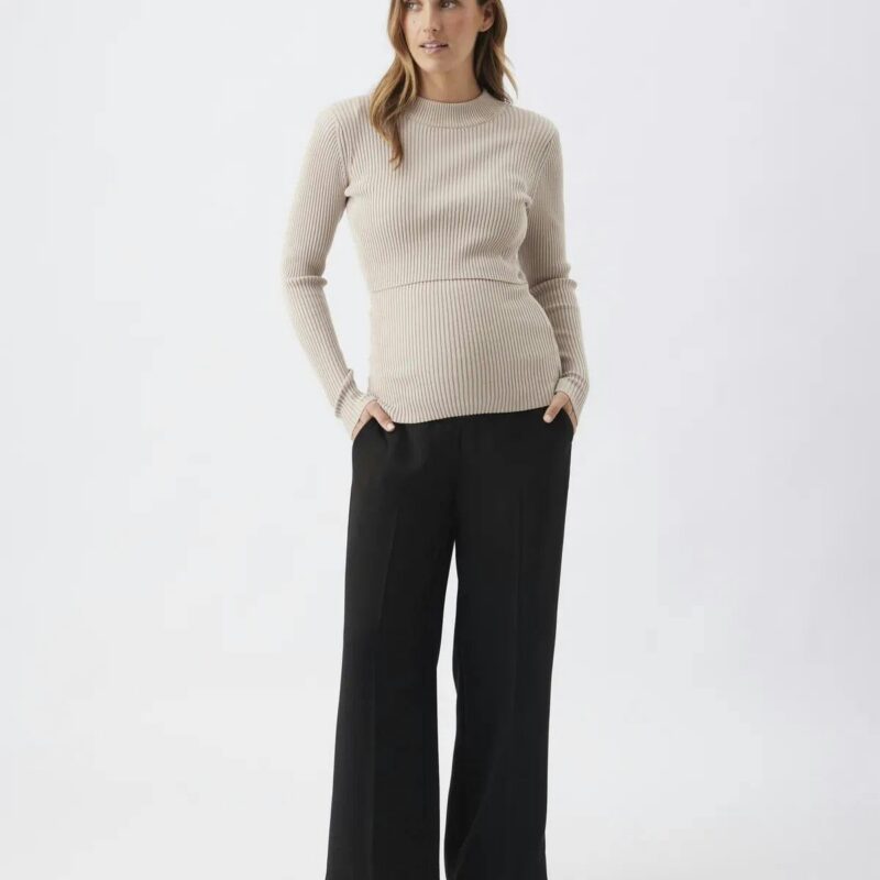 Alexa Wide Leg Pant Black