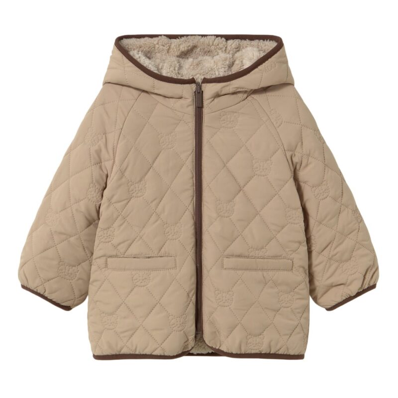 Beige Lambswool Baby Coat
