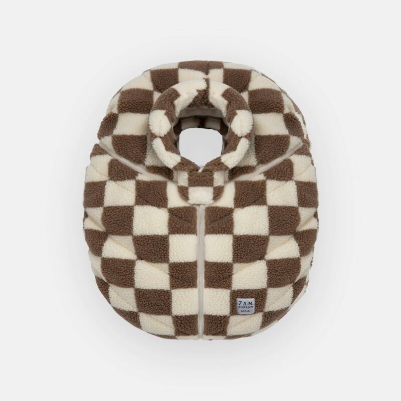 Car Seat Cocoon - Checker Berber