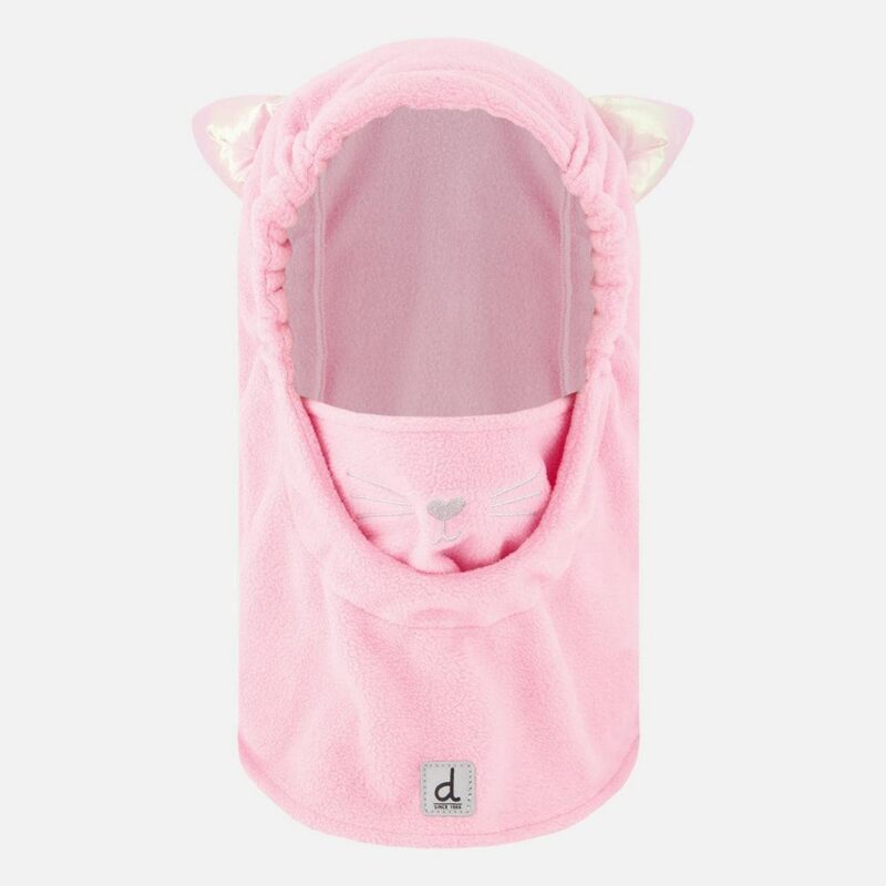 Oversized Polar Balaclava For Ski Helmet Pink