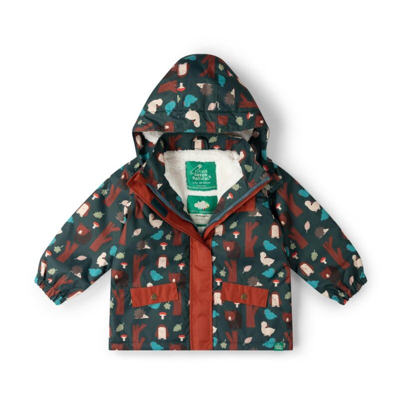Woodland World Recycled Waterproof Adventure Winter Coat, Green