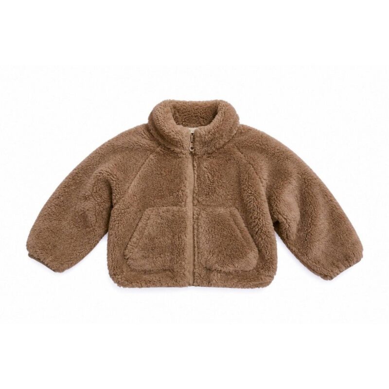 Brown Teddy Cardigan Jacket