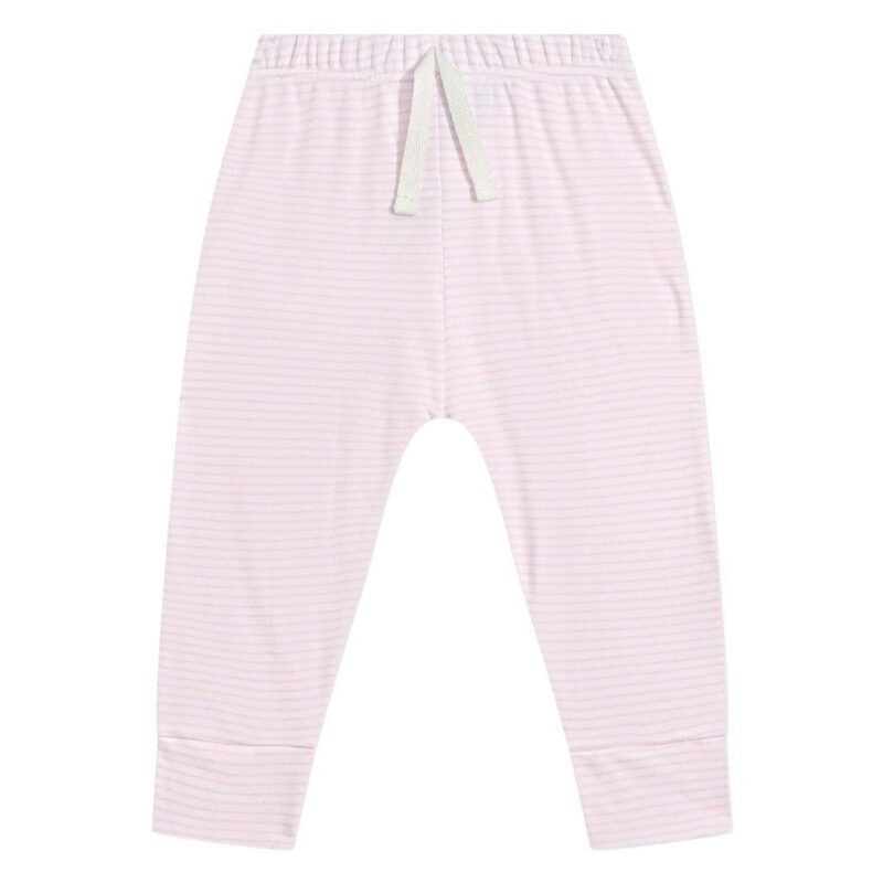 Harbor Stripe Baby Pant in Pink