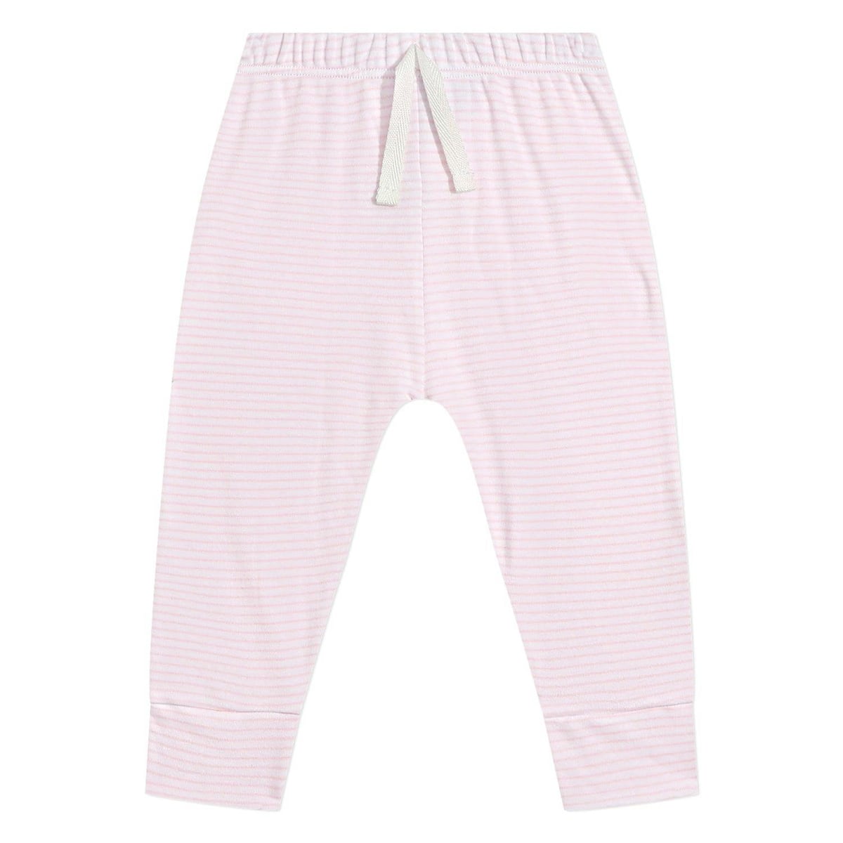 Harbor Stripe Baby Pant in Pink
