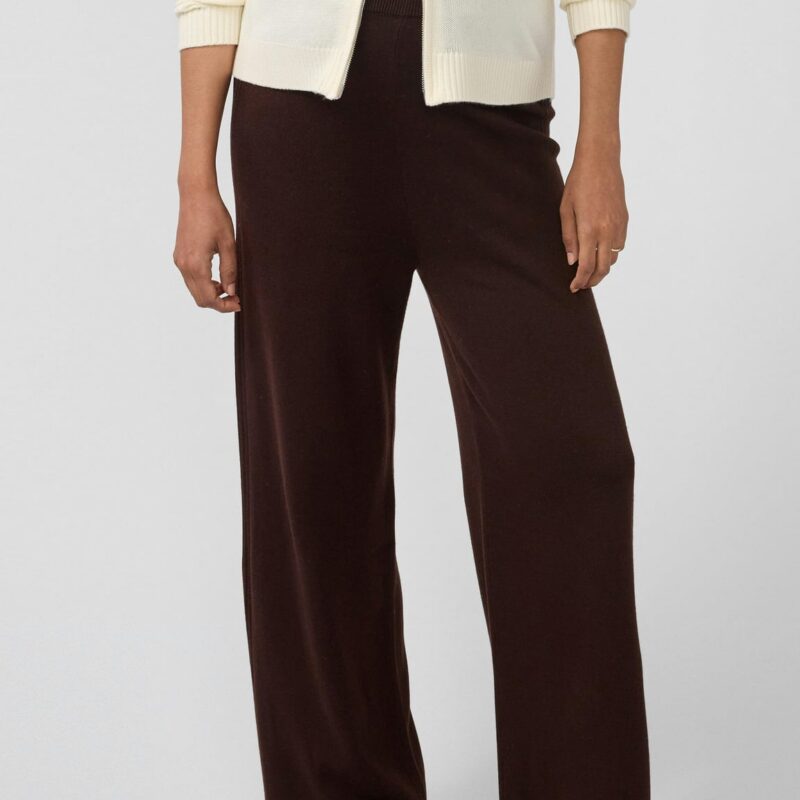 Wide Leg Knit Maternity Sweater Pant