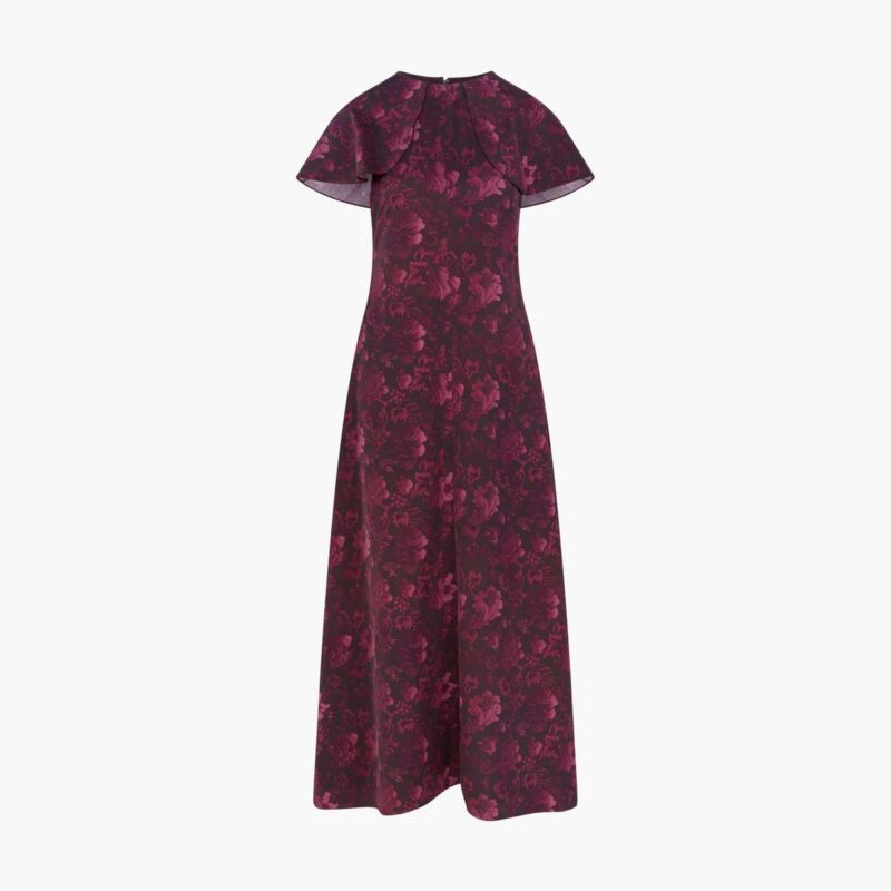 The Davina Dress - Annabelle Botanica Burgundy