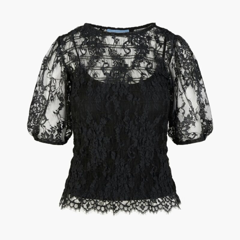 The Dalia Nap Top - Black