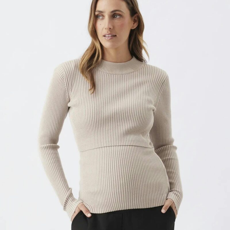 Lift Up Nursing Knit Stone