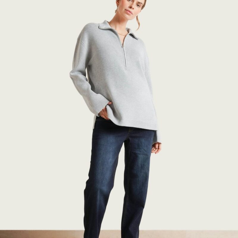 Blaire 3/4-Zip Maternity & Nursing Sweater