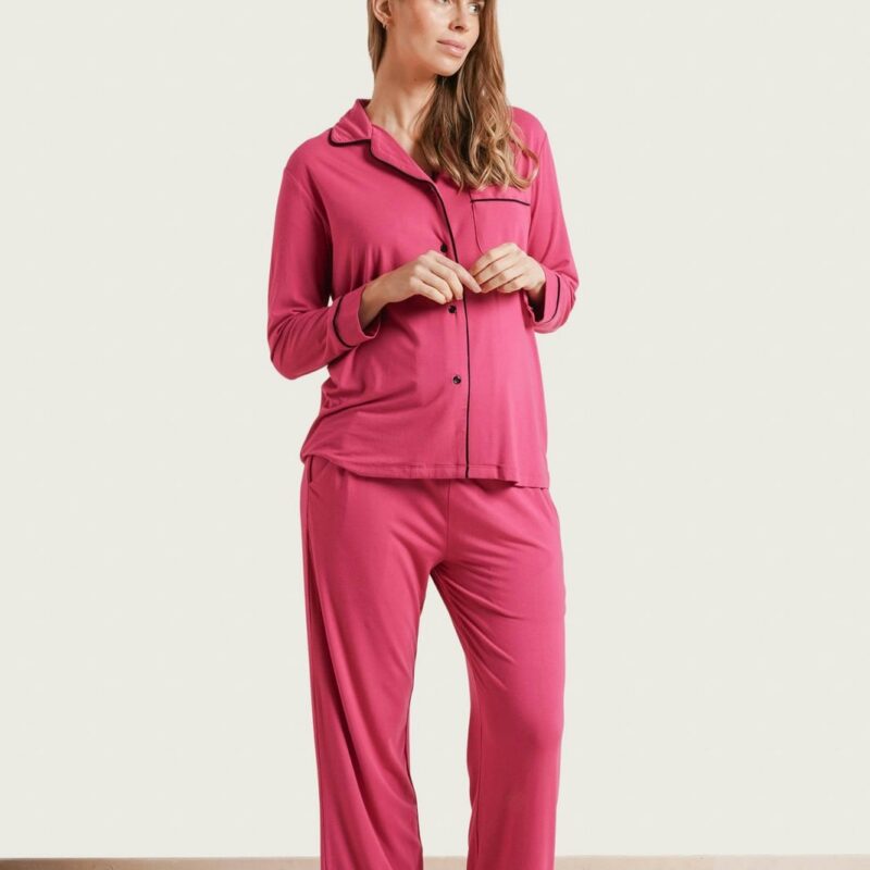Heart On My Sleeve Maternity & Nursing Pajama Set