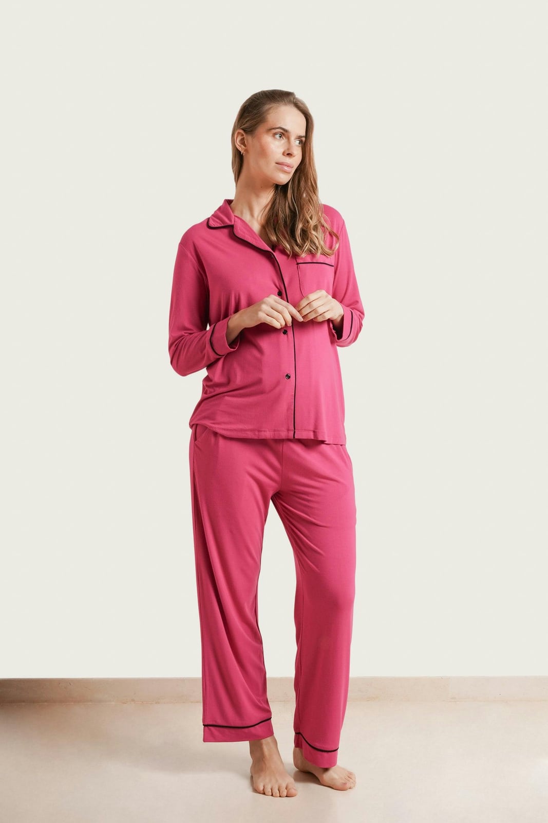Heart On My Sleeve Maternity & Nursing Pajama Set