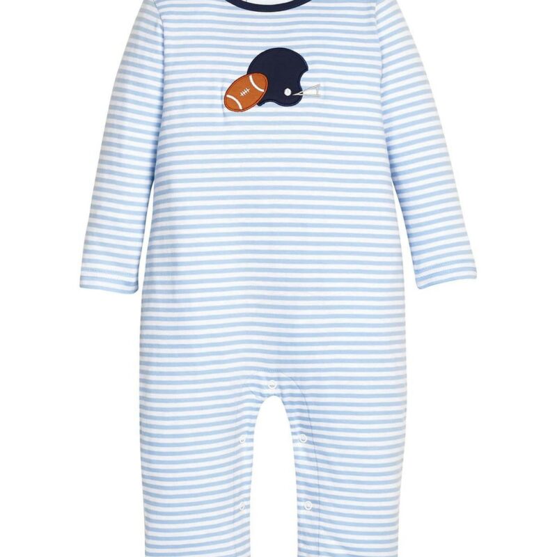 Applique Romper - Football Helmet