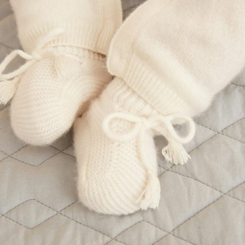 The Cream Noah Cashmere Baby Booties