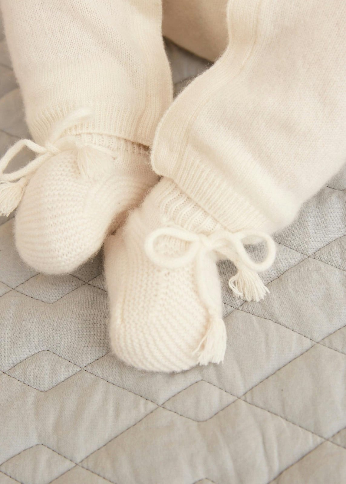 The Cream Noah Cashmere Baby Booties