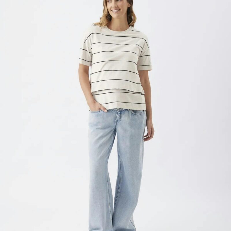Billie Elastic Waist Jean Light Wash