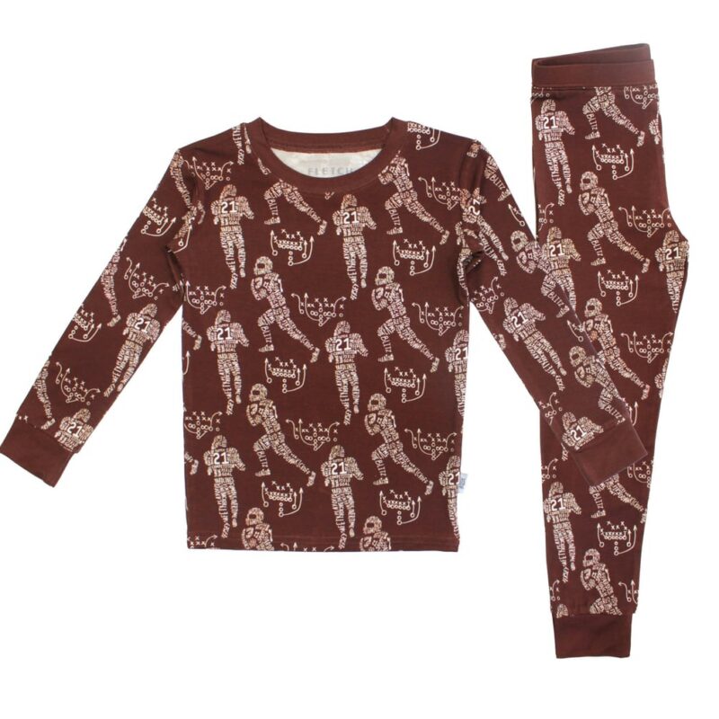 Playmaker (Brown) 2 Piece Pajama Set