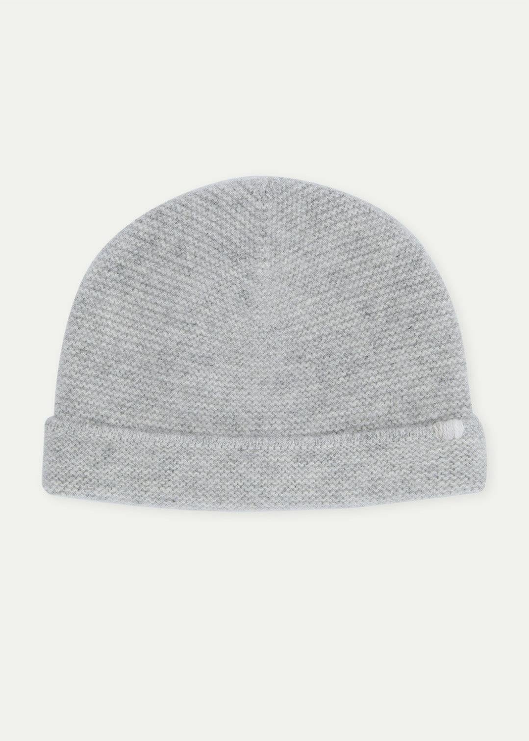 The Light Grey Noah Cashmere Baby Hat