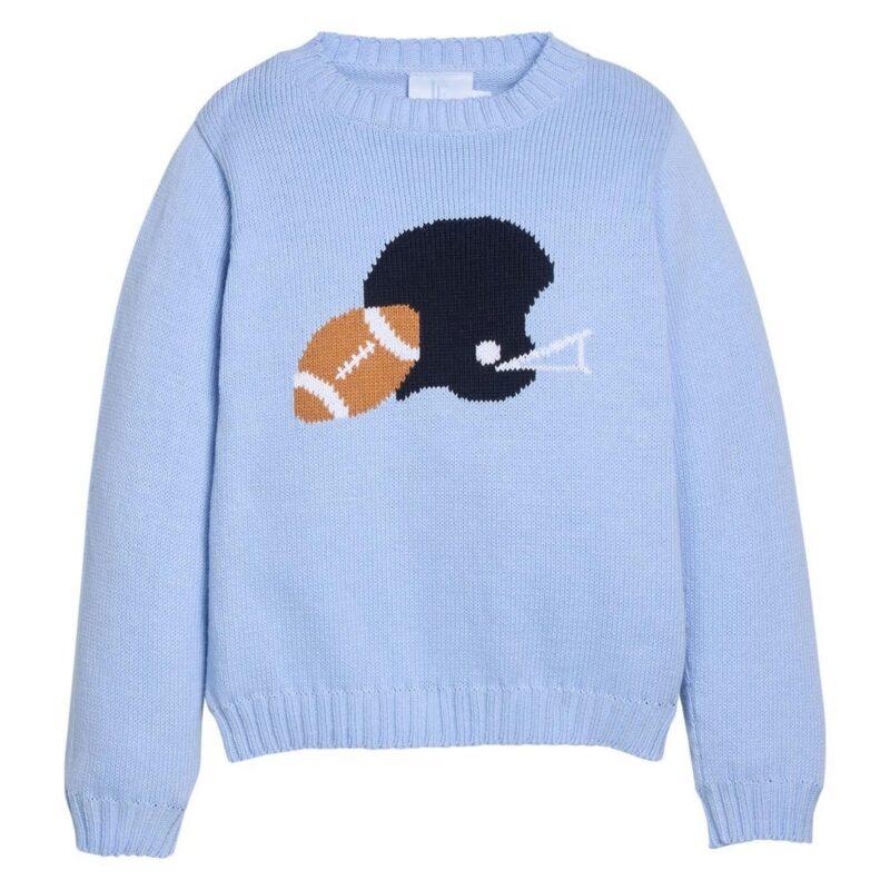 Intarsia Sweater - Football Helmet