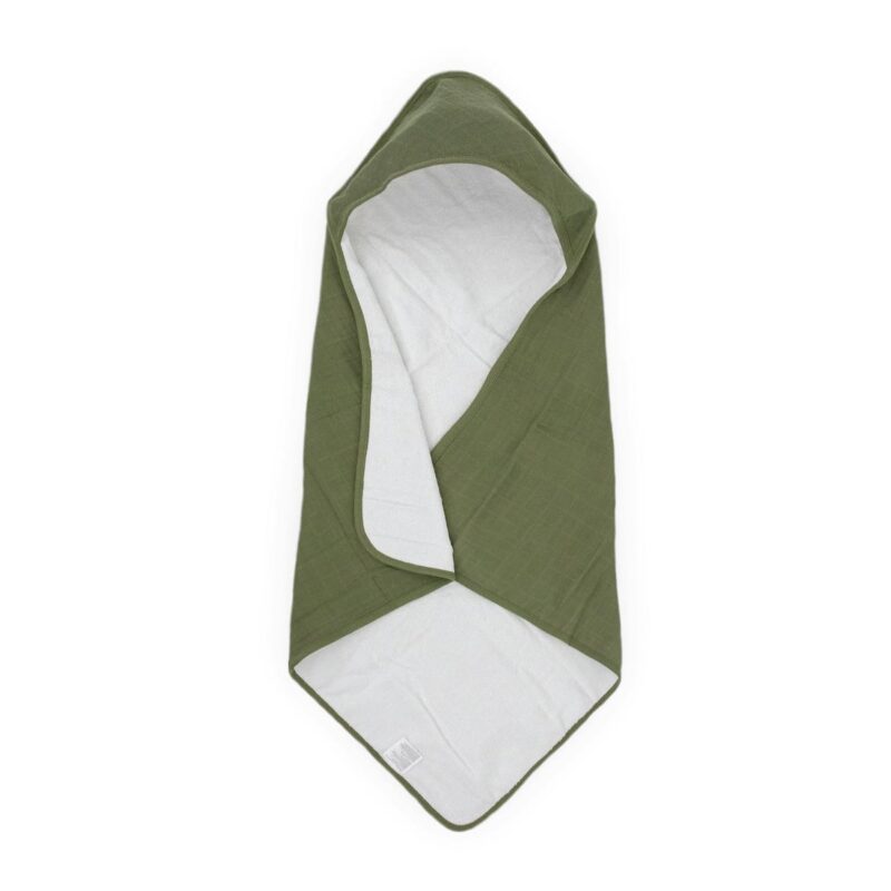 Infant Hooded Towel - Fern