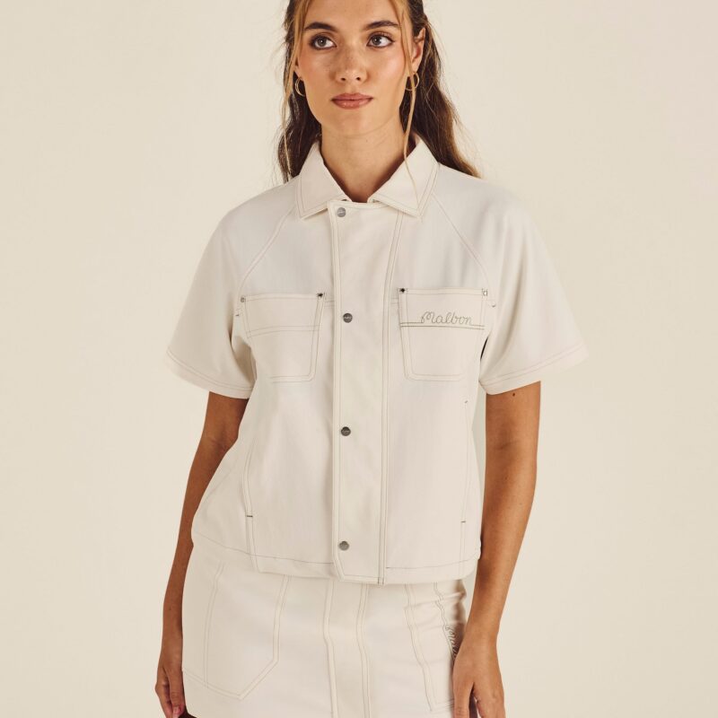 STUDIO SEOUL LINEN BLEND BUTTON DOWN Malbon