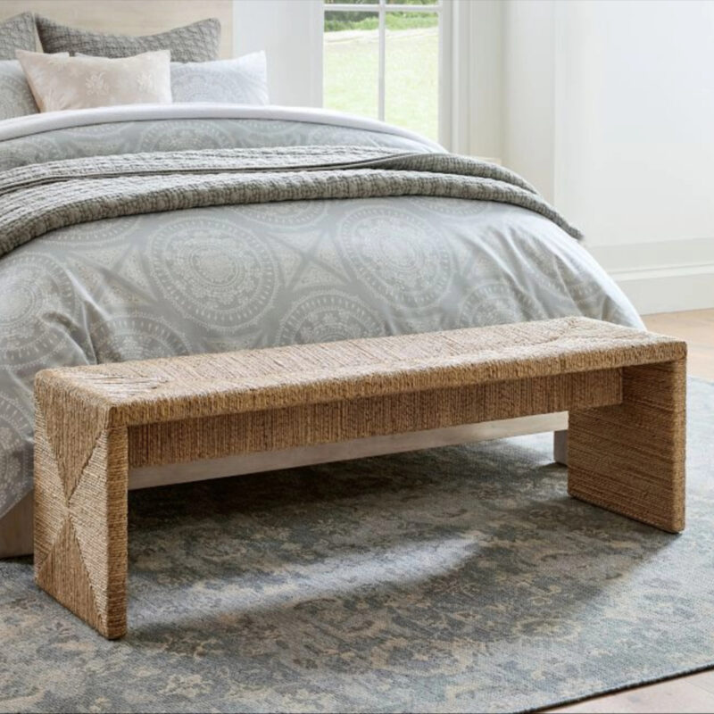 Malibu Woven Bench (64")