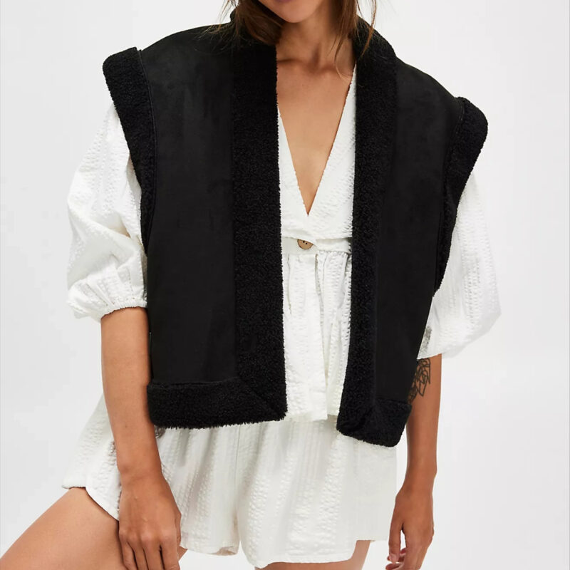 Marianna Vegan Suede Vest