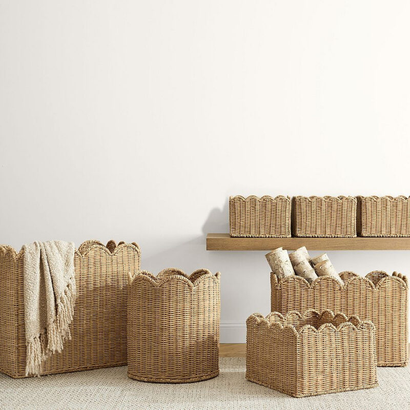 Marseille Scalloped Basket Collection