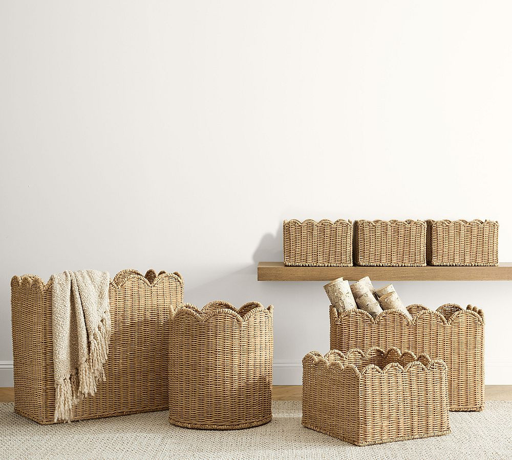 Marseille Scalloped Basket Collection