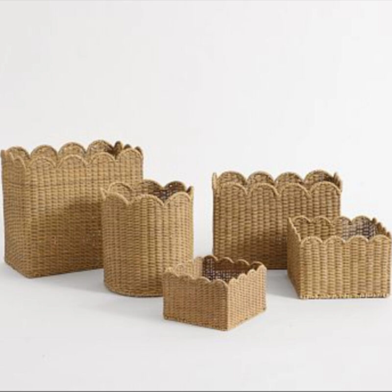 Marseille Scalloped Baskets