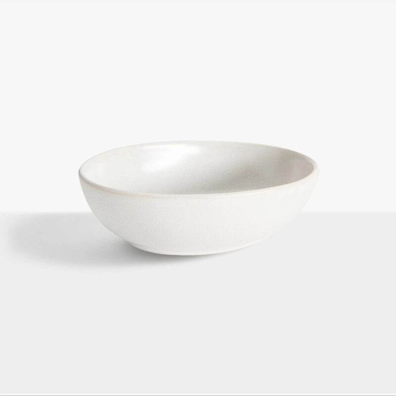 Mason Stoneware Oval Serving Bowl, Small (6.5"" W x 8.25"" L) - Ivory