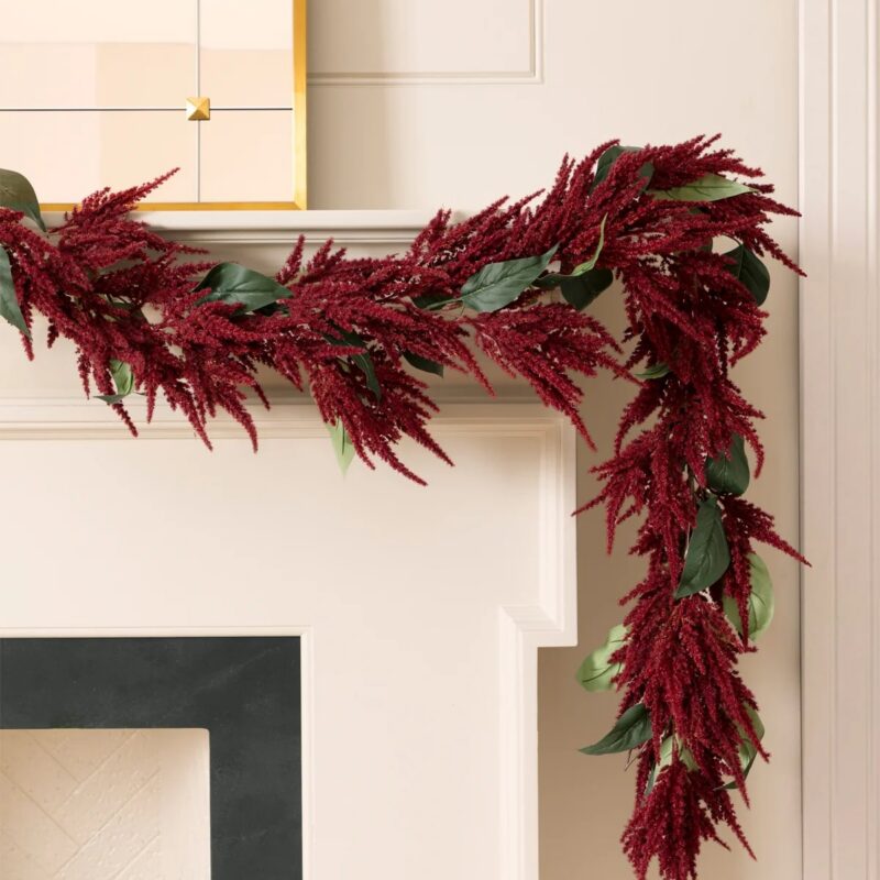 6' Amaranthus Faux Garland