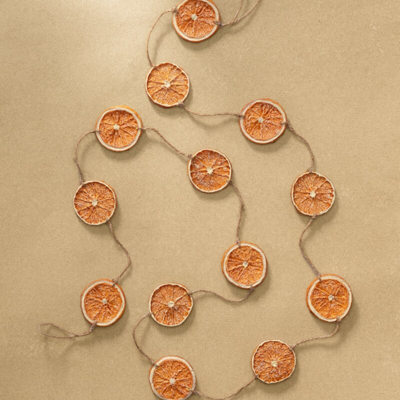 6' Faux Dried Oranges Garland