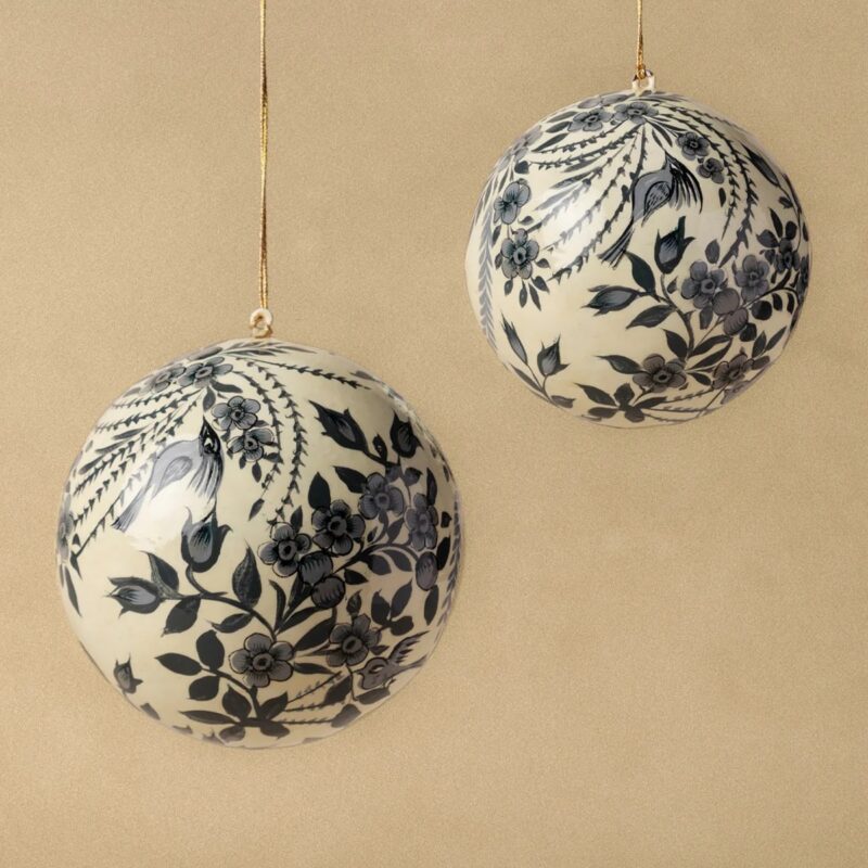 Arboretum Floral Baubles (Set of 2)