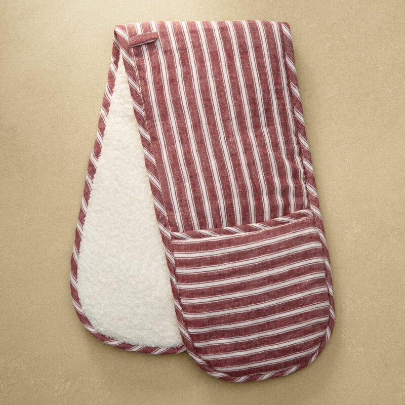 Charlie Double Oven Mitt in Red