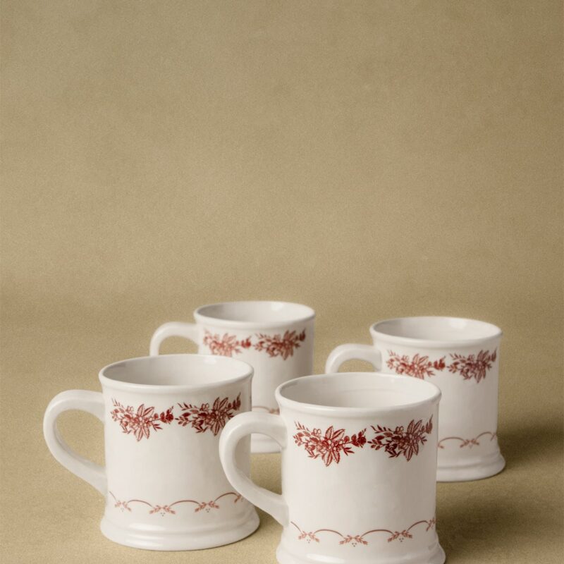 Coronet Mugs (Set of 4)