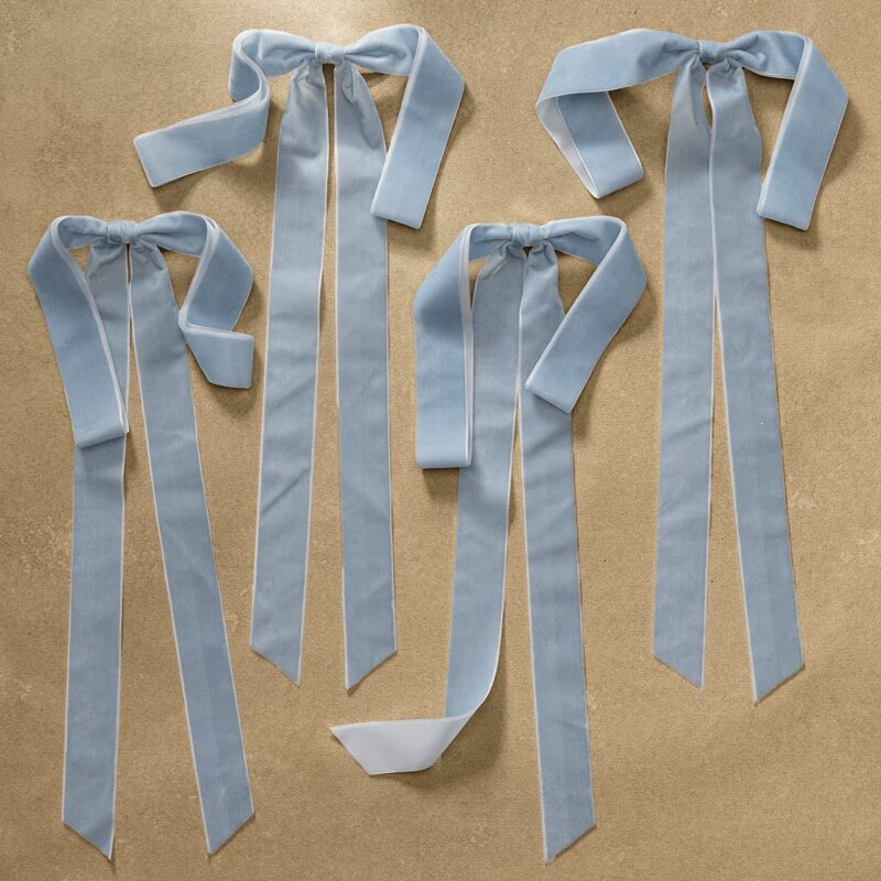 Draped Velvet Tree Bows (Set of 4)