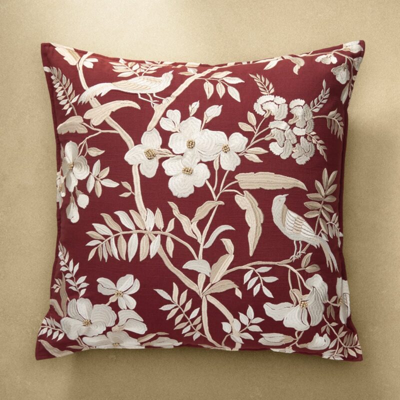 Jacqueline Embroidered Pillow Cover