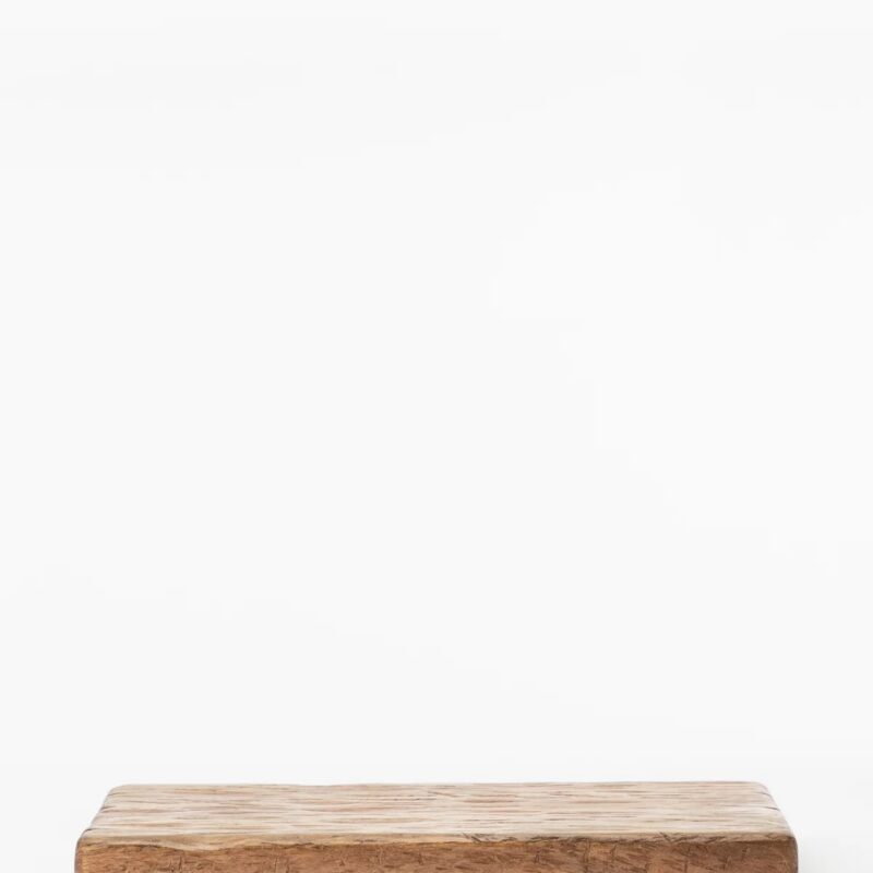 Mango Wood Rectangular Pedestal