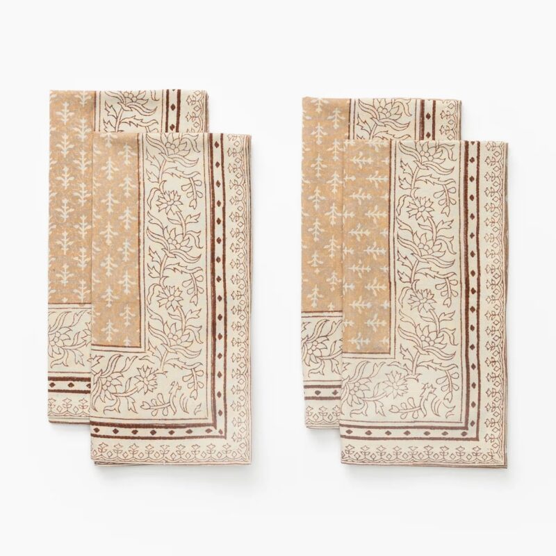 Olena Block Print Napkins (Set of 4)