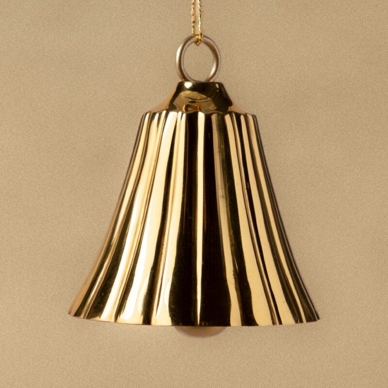 Polished Brass Bell Ornament